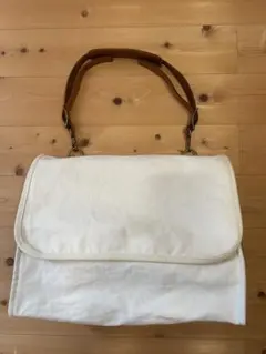 MAKR CARRY GOODS ダックコットン 牛革 ショルダーバッグ 未使用 