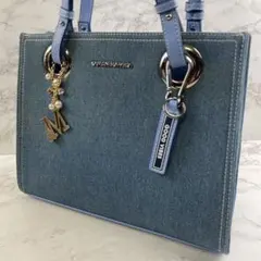 ほぼ未使用 samantha vega サマンサヴェガ デニム生地 トートバッグ