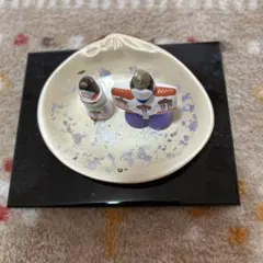 【美品】雛人形　立雛　はまぐり雛　貝合わせ雛　お雛様　京陶人形　陶器