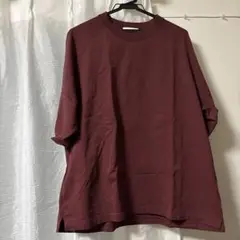 Sonny Label バーガンディ オーバーサイズTシャツ