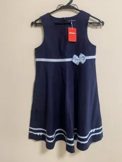 MIKIHOUSE ネイビー ワンピース 140 ミキハウス