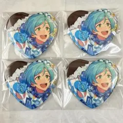 あんさんぶるスターズ　深海　ハート型　缶バッジ　バレンタイン　ショコラパーティー