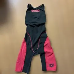 arena 競泳水着 FINA ハーフスパッツ ブラック×レッドのサムネイル