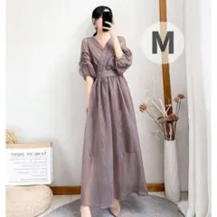 春パーティードレス　ロングワンピース　結婚式　二次会　オケージョンドレス　演奏会