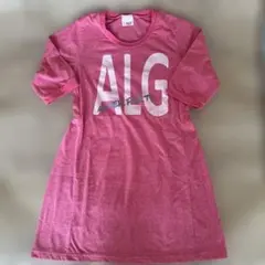 ALGY ピンク 半袖ワンピース Tシャツワンピース　150