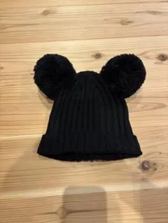 ミッキー黒ニット帽