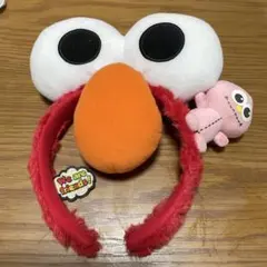 エルモ カチューシャ ピンクのキャラクター付き