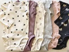 新品未使用＊ベビー服ロンパース6枚セット女の子用♡80cm