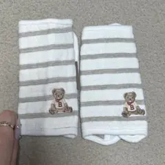 抱っこ紐 よだれカバー バースデイ ベビーグッズ くまちゃん ボーダー