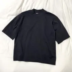 UNIQLO U　エアリズムコットンオーバーサイズモックネックT（5分袖）　Ｍ