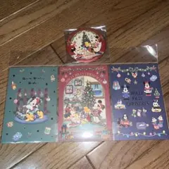 東京ディズニーリゾート☆2024クリスマス 缶バッジ＆ポストカードセット