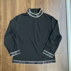【美品】LEONARD SPORT レオナール　モックネック　カンカン素材　Mのサムネイル