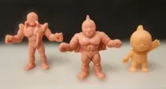 金屬橡膠人偶 膚色美品 硬質素材 稀少 (金肉人.Turbo Man.Meat)
