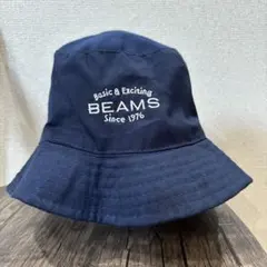BEAMS バケットハット ネイビー