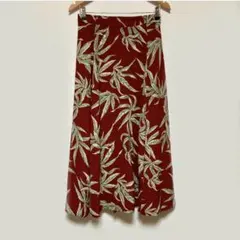 LAUTREAMONT ロートレアモン ロングスカート フレア 古着 総柄のサムネイル