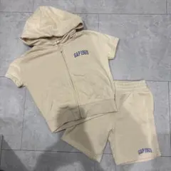 GAP 上下セット　セットアップ　半袖パーカー　100センチ