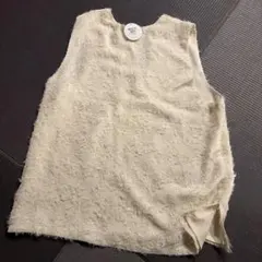 ノースリーブ ブラウス ホワイト