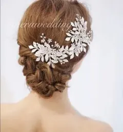 Gビジューとストーン✨ヘッドドレス♡ボンネ♡ウェディングアクセサリー♡ティアラ