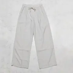 24SS✨23区【洗える】ストレッチジョーゼット ワイドパンツ