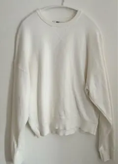 ユニクロ　スムースコットンクルーネックセーター　Lサイズ