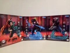 【鬼滅の刃）Xross Link 竈門炭治郎- 冨岡義勇- 獪岳 フィギュア