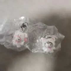 サンリオ　めじるしアクセサリー ふわふわスノー　マイメロ&クロミ