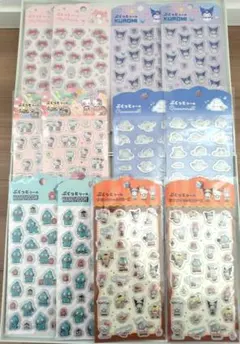 ぷくっとシール　サンリオ　12点セット　新品未開封　キティ　　マイメロ　クロミ