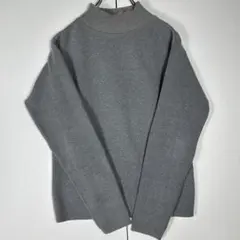【プレゼントに♪】Bab グレー タートルネックニット