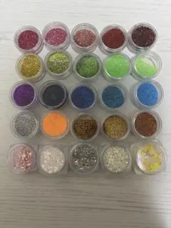 レジン、ネイル、ラメパーツ25個セット