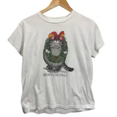 古着　crazy shirts ネコ　tシャツ y2k アニマルのサムネイル