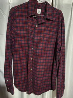 GAP チェック柄 長袖シャツ Lサイズ