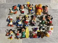 ディズニーランド ミッキー ミニー ドナルド 他フィギュア レトロ 17点セット