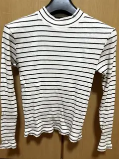 ［UNIQLO］リブカットソー　M