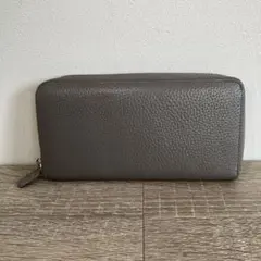 長財布 財布 ウォレット ジッパー ラウンドファスナー レザー シンプル