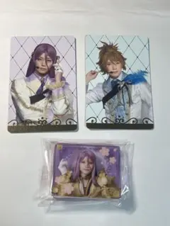 刀ミュ 10周年祝賀祭　ランダムふぉとカード アクリルクリップ　虎徹セット