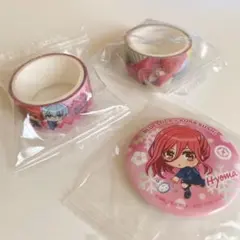 くら寿司　ビッくらポン　ブルーロック　千切豹馬 マスキングテープ　缶バッジ