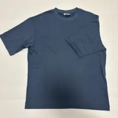 UNIQLO AIRism Tシャツ XL グレー 紺　メンズ
