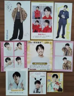 髙地優吾 推しお守り 推しおり ハッピー4カット 証明写真 御守カード 切り抜き