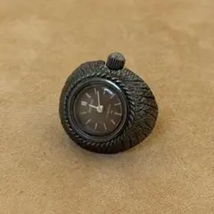 【ジャンク】SEIKO リングウォッチ 11-0600 ブラウン文字盤 手巻きのサムネイル