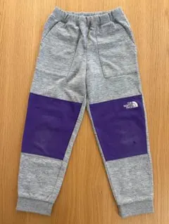 THE NORTH FACE スウェットパンツ グレー/パープル　130cm