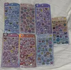 【正規品】うるちゅるポップシール　マイメロベビー　キティ　ポチャッコ　7枚セット