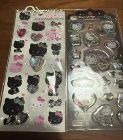 キラキララインストーンシール　ドロップジェリーシール　キティちゃん