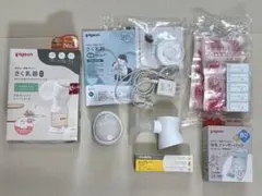 [美品]ピジョン さく乳器 電動handy fit+ と 母乳フリーザーパック