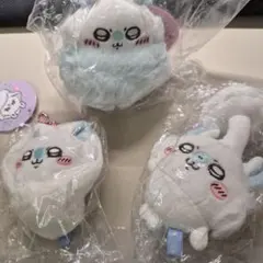 ちいかわ　モモンガ　フンワリ　おくるみマスコット　しっぽふんわり　寄生