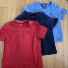 Polo Ralph Lauren Tシャツ 3枚セット 青２つ9M赤は12Mのサムネイル