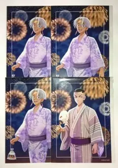 東京リベンジャーズ AGF ブロマイド 黒川イザナ 鶴蝶 4点セット