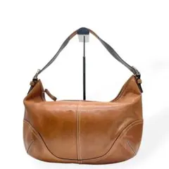 希少】コーチ ワンショルダーバッグ エルゴ ホーボー レザー ブラウン