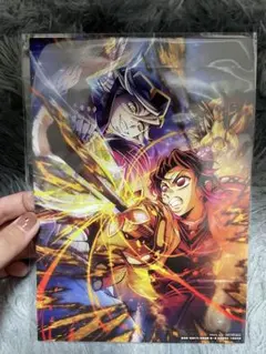 映画入場特典　鬼滅の刃 無限城編A4 ブロマイド アクションシーン胡蝶しのぶ童磨