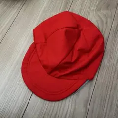 풋마크 빨간색 흰색 모자 L L