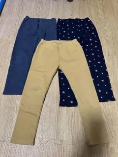 UNIQLO ボトムス 3点セット 110